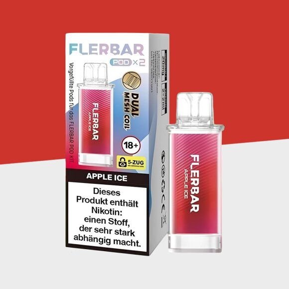 Flerbar - Apple Ice - Pod (2er Pack)