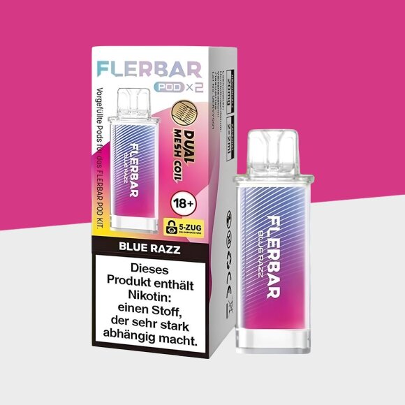 Flerbar - Blue Razz - Pod (2er Pack)
