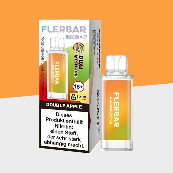 Flerbar - Double Apple - Pod (2er Pack)