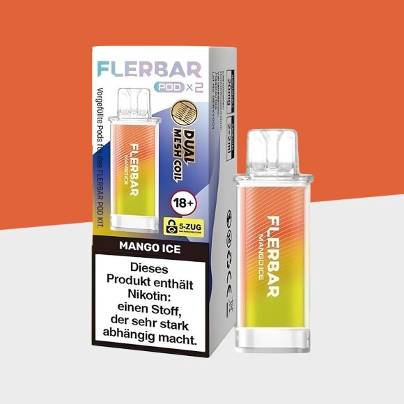 Flerbar - Mango Ice - Pod (2er Pack)