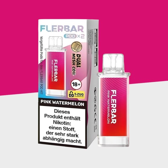 Flerbar - Pink Watermelon - Pod (2er Pack)
