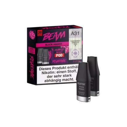 Revoltage Beam Dual - Black Mango - Pod (2er Pack) - 20 mg
