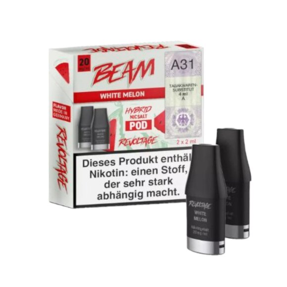 Revoltage Beam Dual - White Melon - Pod (2er Pack) - 20 mg