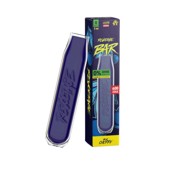 REVOLTAGE - Blue Cherry - Einweg Vape - Nikotinfrei
