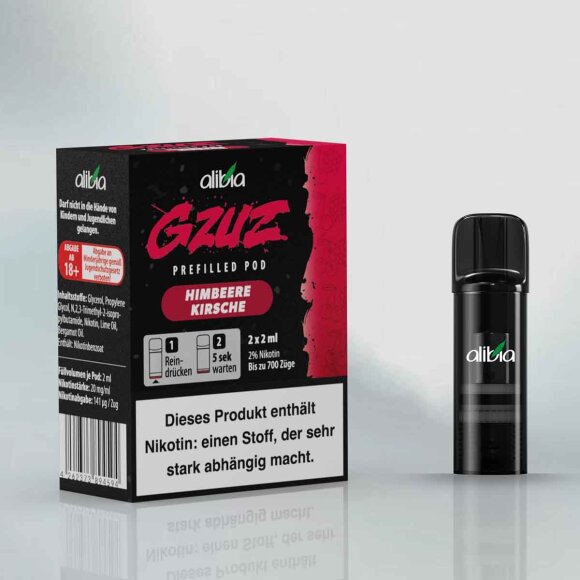 GZUZ - Raspberry Cherry - Pod (2er Pack)