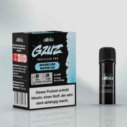 GZUZ - Sparkling Water Ice - Pod (2er Pack)