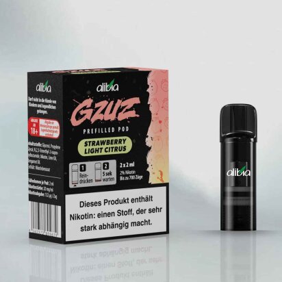GZUZ - Strawberry Light Citrus - Pod (2er Pack)