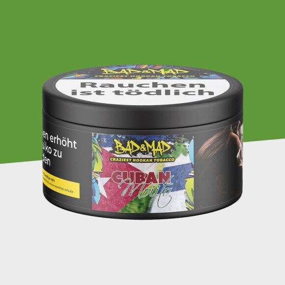 Bad & Mad Tabak 65g - Cuban Moiito