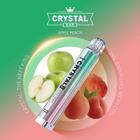 SKE Crystal Bar 600 - Apple Peach - Einweg Vape