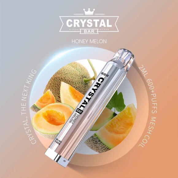 SKE Crystal Bar 600 - Honey Melon - Einweg Vape