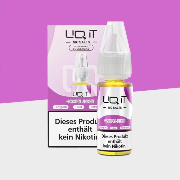 Lovesticks LIQ IT - Grape Juice 0mg/ml - E-Liquid