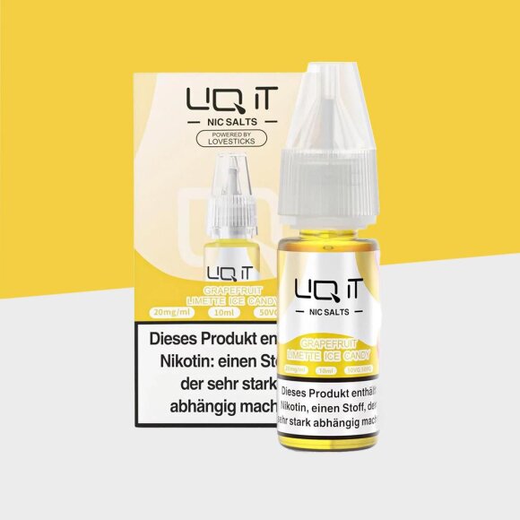 Lovesticks LIQ IT - Grapefruit Lime Ice Candy 20mg/ml - E-Liquid