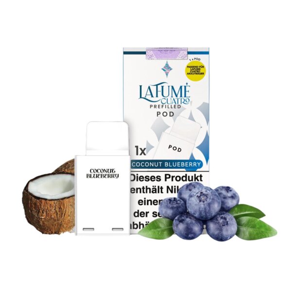 La Fume Cuatro - Coconut Blueberry - Pod