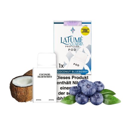 La Fume Cuatro - Coconut Blueberry - Pod