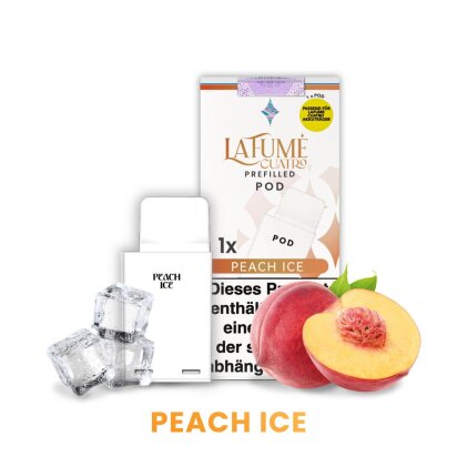 La Fume Cuatro - Peach Ice - Pod