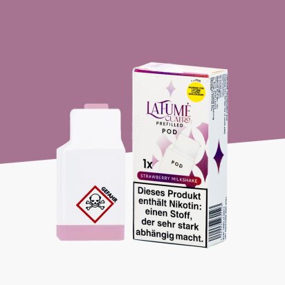 La Fume Cuatro - Strawberry Milkshake - Pod