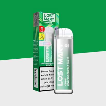 Lost Mary QM600 - Kiwi Passion Fruit Guava - Einweg Vape