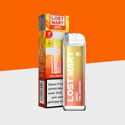 Lost Mary QM600 - Pink Lemonade - Einweg Vape
