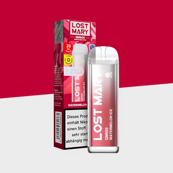 Lost Mary QM600 - Watermelon Ice - Einweg Vape