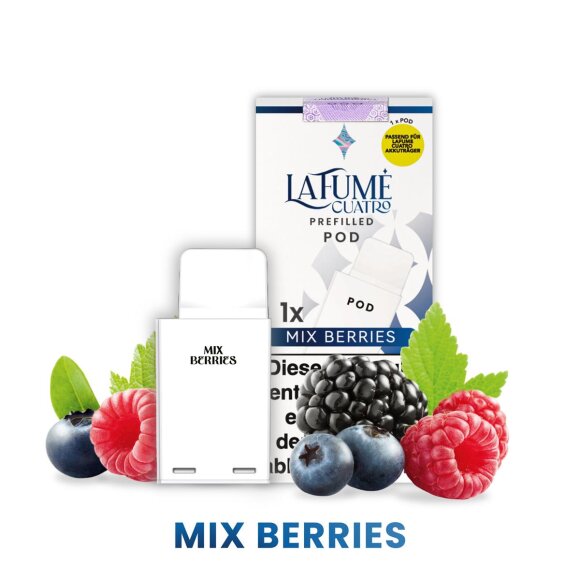 La Fume Cuatro - Mix Berries - Pod