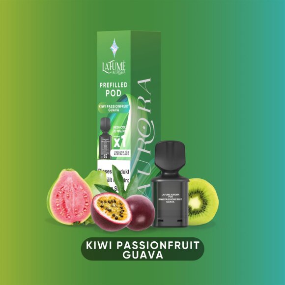 La Fume Aurora - Kiwi Passion Fruit Guava - Pod