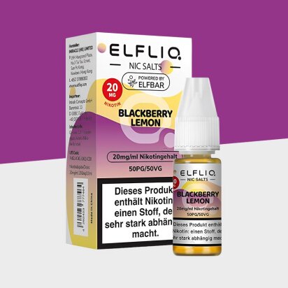 Elfliq by Elfbar - Blackberry Lemon 20mg/ml - E-Liquid