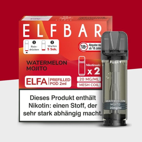 ELFA by Elfbar - Watermelon Mojito - Pod (2er Pack)