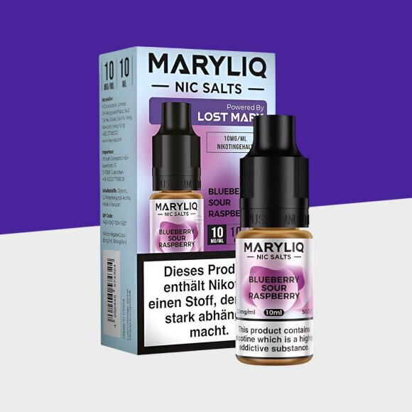 Maryliq by Lost Mary - Blueberry Sour Raspberry 10mg/ml - E-Liquid
