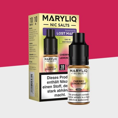 Maryliq by Lost Mary - Cherry Lemon Mint 10mg/ml - E-Liquid
