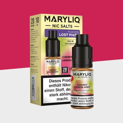 Maryliq by Lost Mary - Cherry Lemon Mint 20mg/ml - E-Liquid