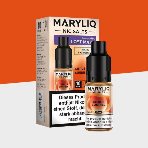 Maryliq by Lost Mary - Citrus Sunrise 10mg/ml - E-Liquid