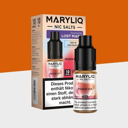 Maryliq by Lost Mary - Peach Ice 10mg/ml - E-Liquid