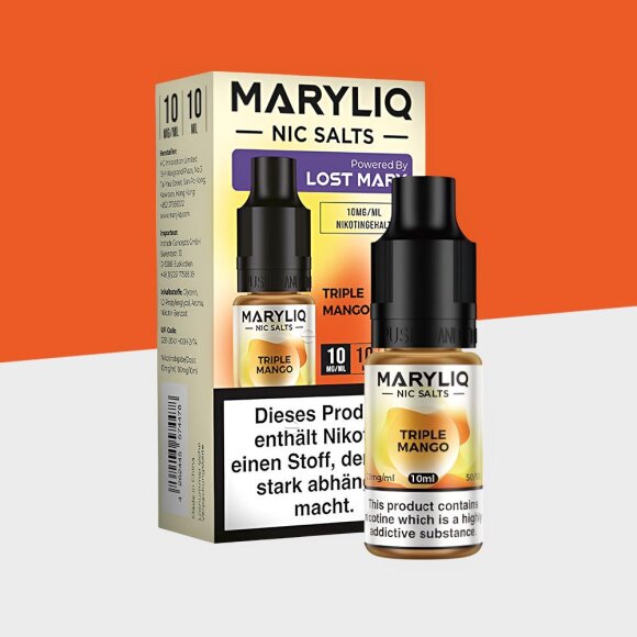 Maryliq by Lost Mary - Triple Mango 10mg/ml - E-Liquid