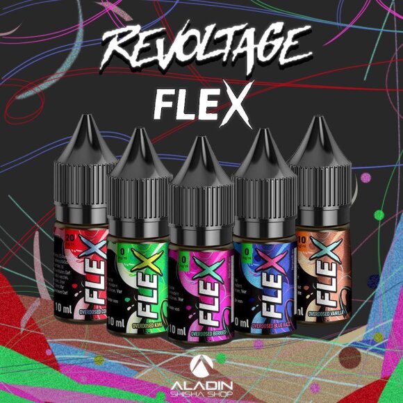 Revoltage &ndash; 0/10/20mg/ml - Flex Overdosed E-Liquid