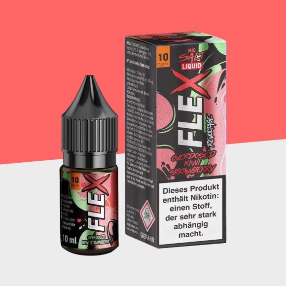 Revoltage - Kiwi Strawberry 10mg/ml - Flex Overdosed - E-Liquid
