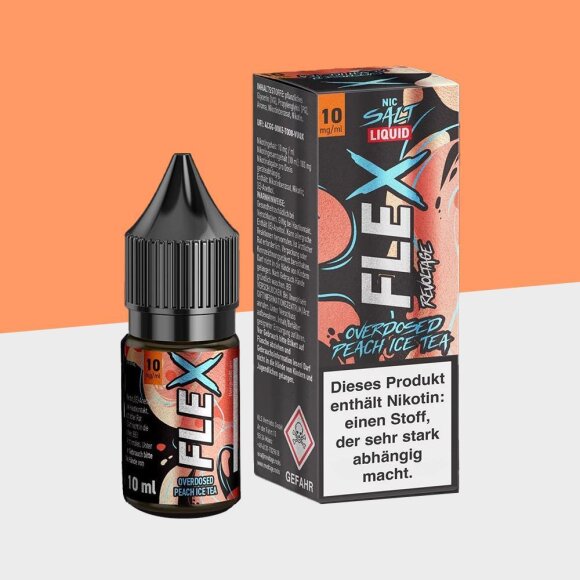 Revoltage - Peach Ice Tea 10mg/ml - Flex Overdosed - E-Liquid