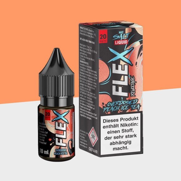 Revoltage - Peach Ice Tea 20mg/ml - Flex Overdosed - E-Liquid