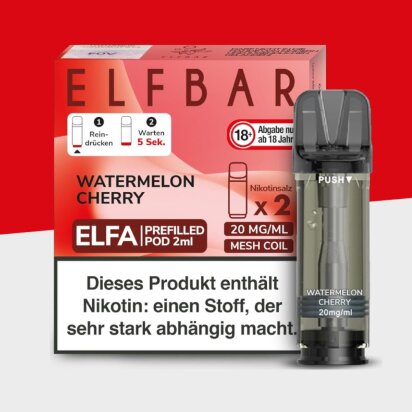 ELFA by Elfbar - Watermelon Cherry - Pod (2er Pack)