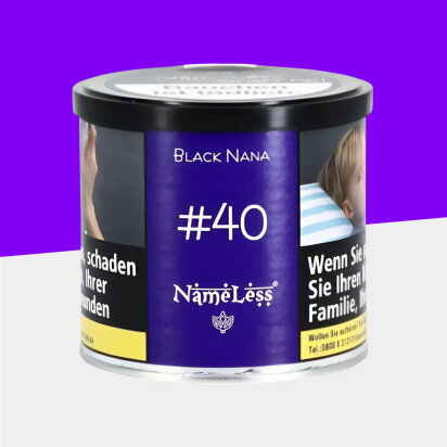 Nameless Tabak 200g - #40 Black Nana