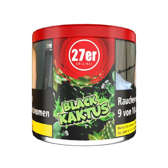 27er Tabak 200g - Black Kaktus