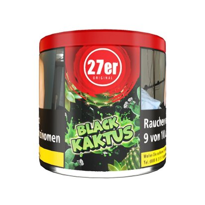 27er Tabak 200g - Black Kaktus