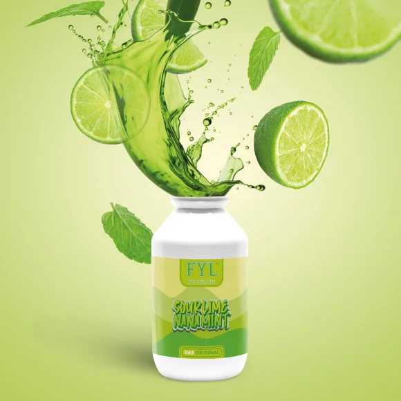 FogYourLife - Sour Lime Nana Mint - Aroma Shot - 25ml