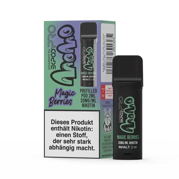 eXvape Expod Pro Momo - Magic Berries - Pod 20mg