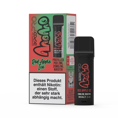 eXvape Expod Pro Momo - Red Apple Ice - Pod 20mg
