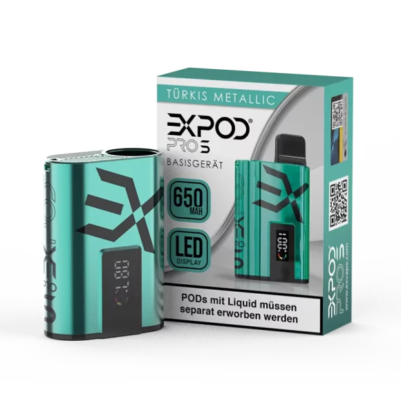 eXvape Expod Pro S - T&uuml;rkis Metallic - Pod System - Basisger&auml;t