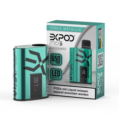 eXvape Expod Pro S - T&uuml;rkis Metallic - Pod System -...