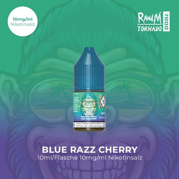 RandM Tornado - Blue Razz Cherry 10mg/ml - E-Liquid