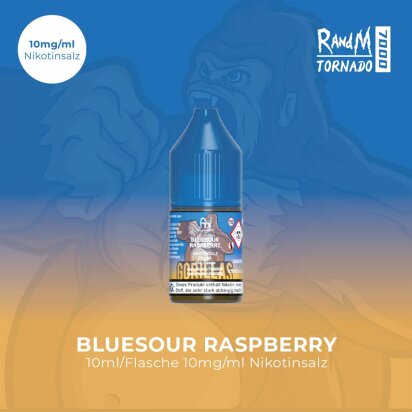 RandM Tornado - Blue Sour Raspberry 10mg/ml - E-Liquid