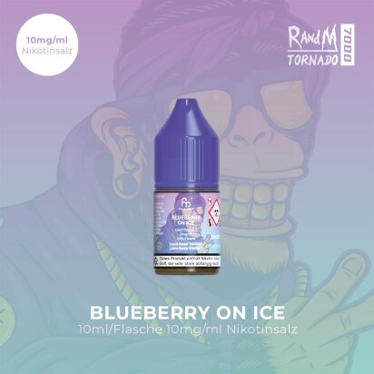 RandM Tornado - Blueberry on Ice 10mg/ml - E-Liquid