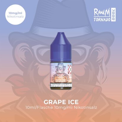 RandM Tornado - Grape Ice 10mg/ml - E-Liquid